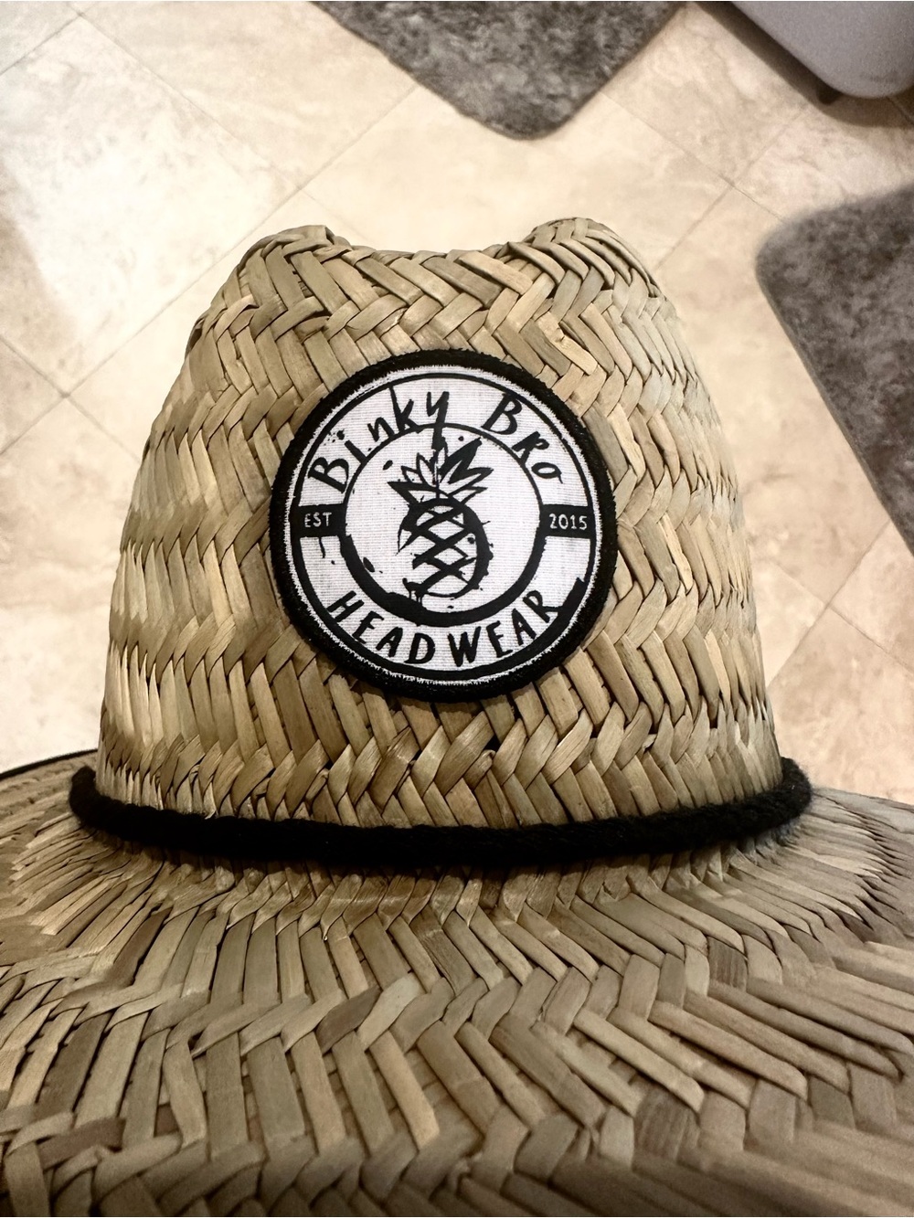 Binky Bro Barney Patrol Straw Sun Hat